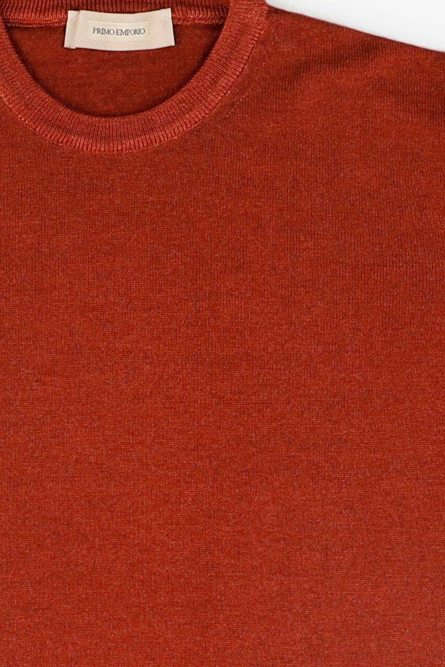 primo emporio Strickwaren Herren Primo Emporio Rundhalsausschnitt Slim Einfarbig 100% Wolle Günstig kaufen