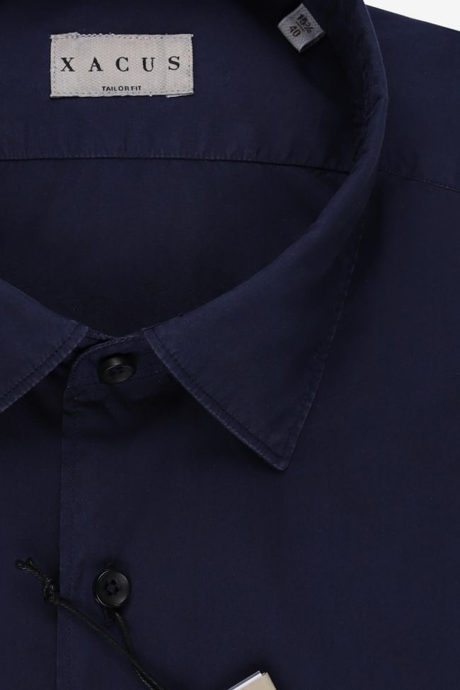 xacus Hemd Herren Xacus Regular Einfarbig 100% Baumwolle gewaschen kragen Italienisch Lange Ärmel Cyber Monday
