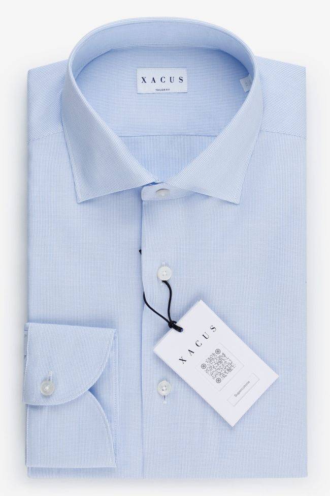 xacus Hemd Herren Xacus Regular Halb Unifarben 100% Baumwolle kragen Französisch Lange Ärmel Weihnachtsangebot