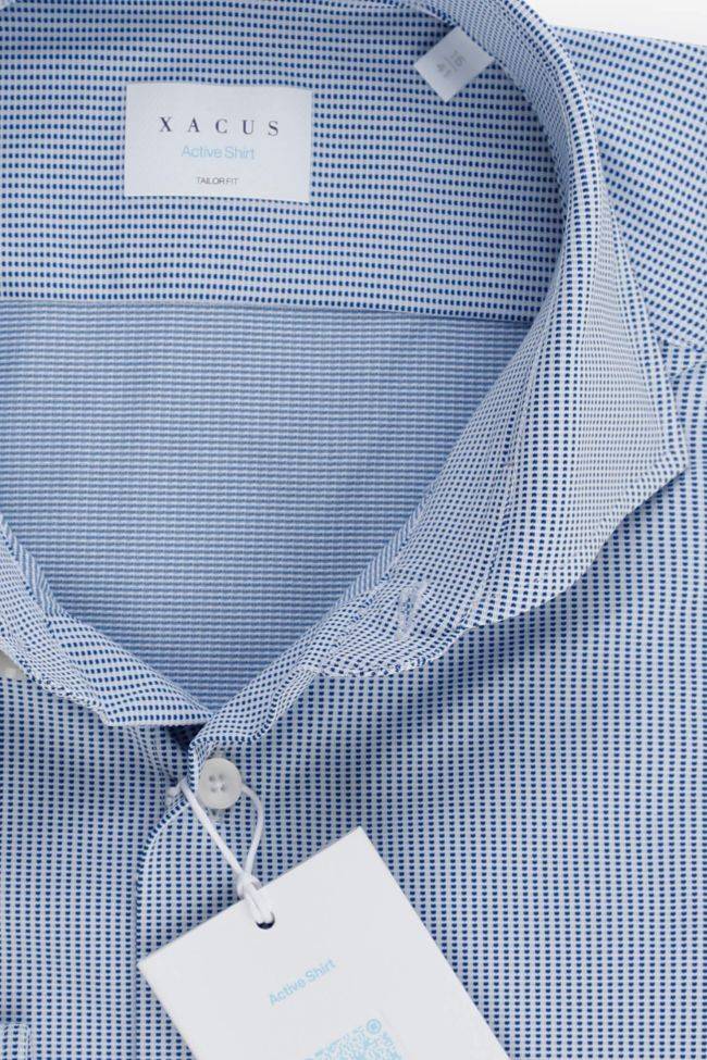 xacus Hemd Herren Xacus Regular Halb Unifarben 83% polyamide 17% elastane kragen Französisch Lange Ärmel Osterangebot
