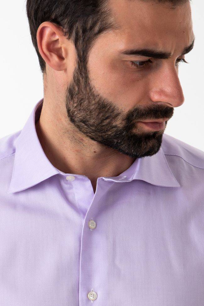 aplomb Hemd Herren Aplomb Regular Einfarbig 100% Baumwolle kragen Italienisch Lange Ärmel Vatertagsangebot