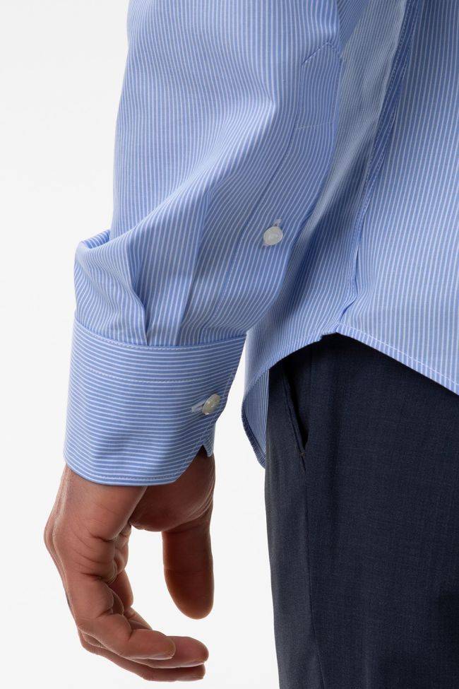 aplomb Hemd Herren Aplomb Regular Streifen 100% Baumwolle kragen Button-Down Lange Ärmel Heißer Verkauf