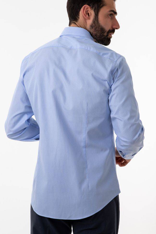 aplomb Hemd Herren Aplomb Regular Streifen 100% Baumwolle kragen Button-Down Lange Ärmel Heißer Verkauf