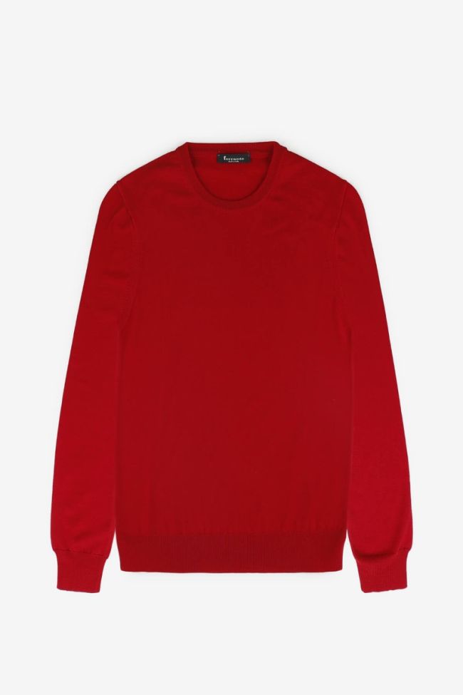 ferrante Strickwaren Herren Ferrante Rundhalsausschnitt Regular Einfarbig 100% Merinowolle Extrafine Top Angebot