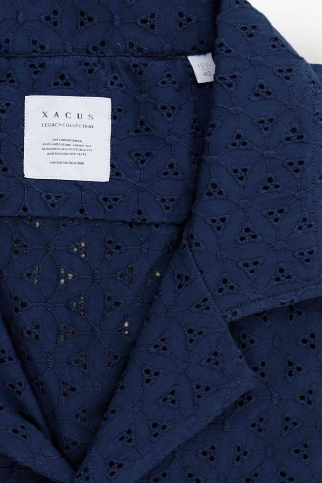 xacus Hemd Herren Xacus Regular Muster 100% Baumwolle kragen Hawaiikragen Kurze Ärmel Neueste Mode
