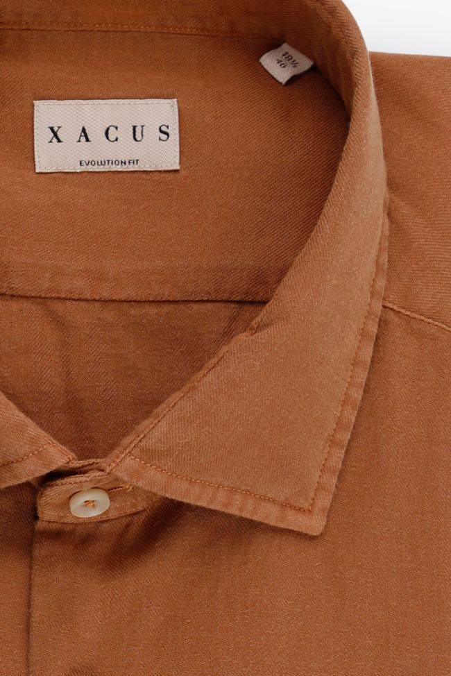 xacus Hemd Herren Xacus Classic Einfarbig 100% Baumwolle gewaschen kragen Französisch Lange Ärmel Discount Store für neue Produkte