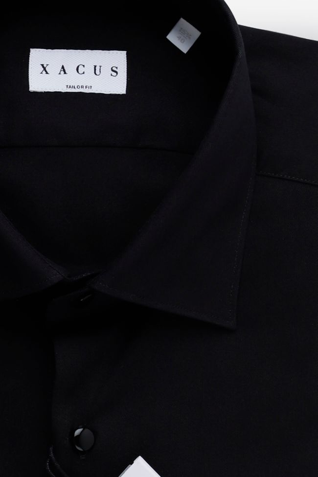 xacus Hemd Herren Xacus Regular Einfarbig 100% Baumwolle kragen Italienisch Lange Ärmel Super Rabatt