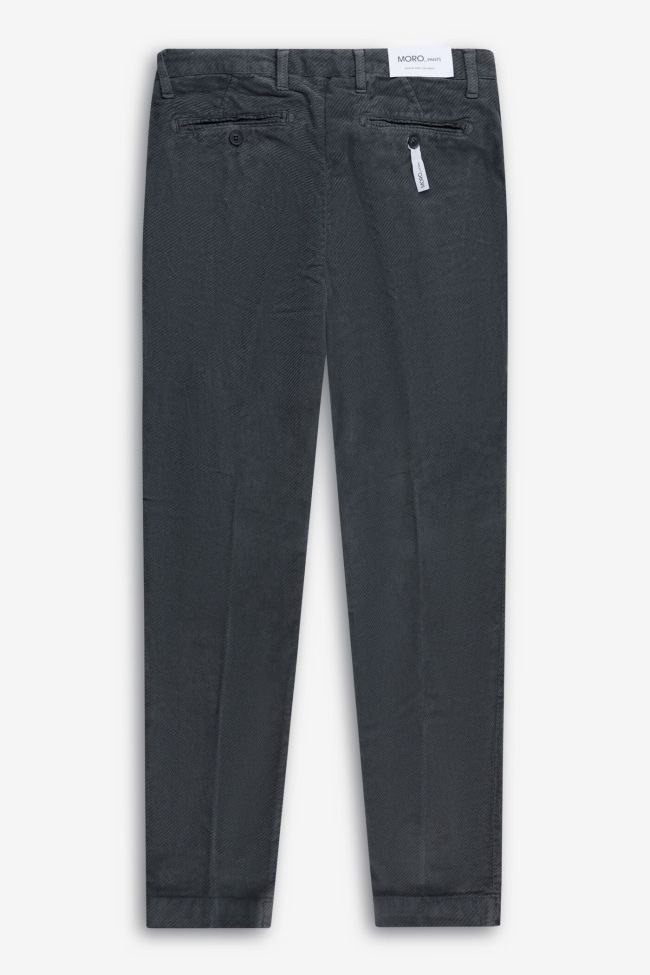 moro Hose Herren Moro Chinos Slim Einfarbig 98% cotton 2% ea zollfrei