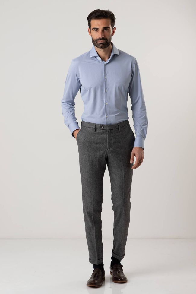 b-settecento Hose Herren B-Settecento Chinos Slim Halb Unifarben Günstig kaufen
