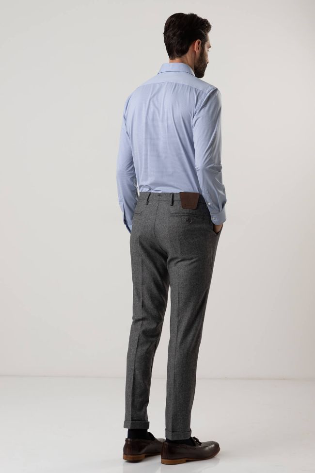 b-settecento Hose Herren B-Settecento Chinos Slim Halb Unifarben Günstig kaufen