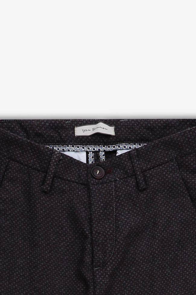 yan simmon Hose Herren Yan Simmon Klassische Slim Halb Unifarben 60% wool 35% pl 5% pa Versandkostenfrei