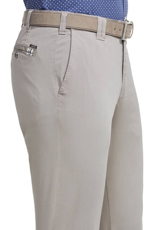 meyer Hose Herren Meyer Chinos Regular Einfarbig Begrenztes Angebot
