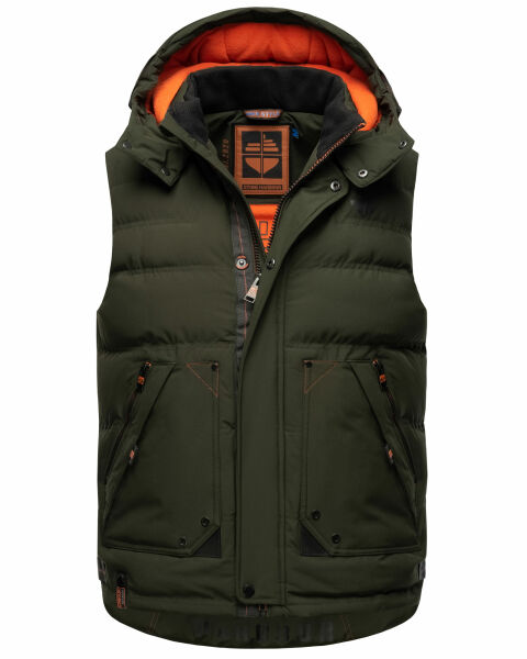 Marikoo Stone Harbour Egoor Herren Winter Steppweste Sonderangebot