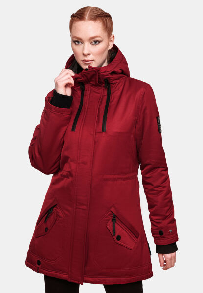 Marikoo Navahoo Avrille Damen Parka Winterjacke mit Kapuze Black Friday