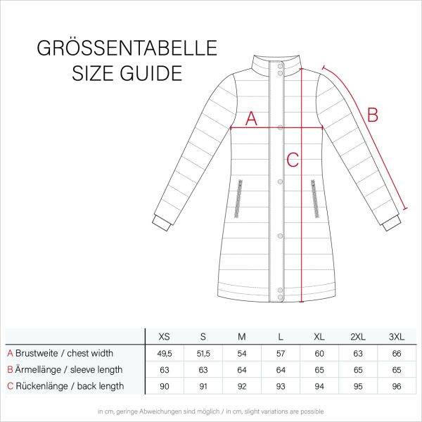 Marikoo Chaskaa Damen lange Winter Steppjacke mit KunstfellKragen Tägliche Deals