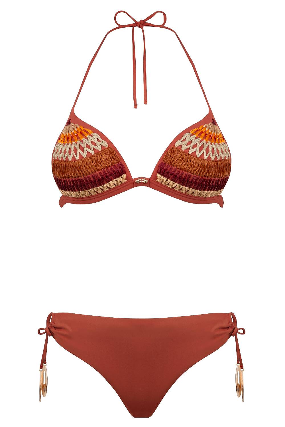 Maryan Mehlhorn HAND-EMBROIDERED PUSH-UP TOP Rabatte dieses Monats