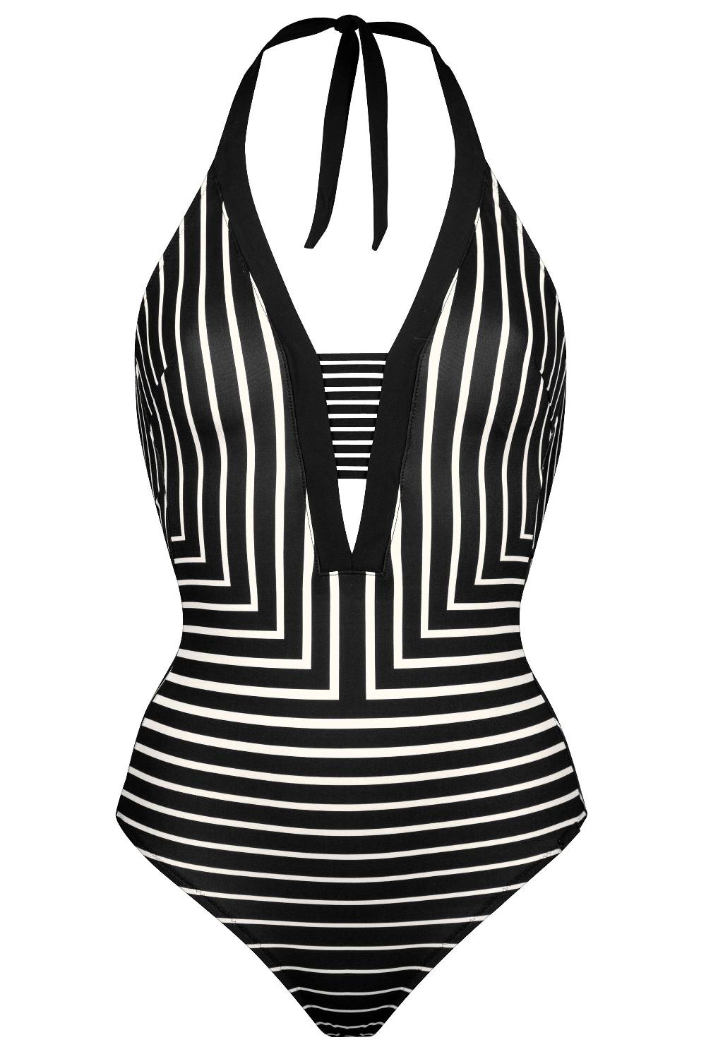Maryan Mehlhorn HALTER SWIMSUIT Vierteljährliche Förderung