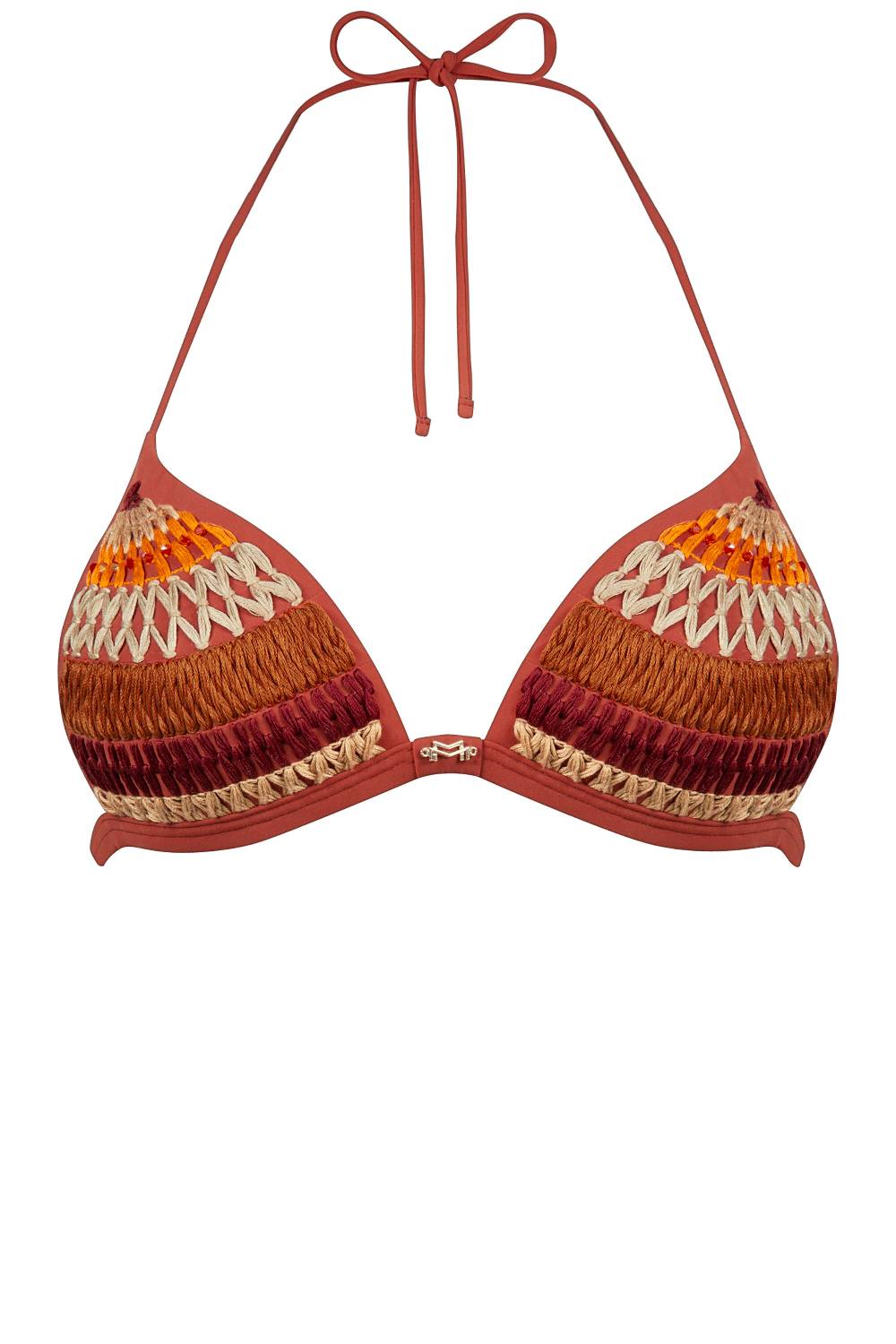Maryan Mehlhorn HAND-EMBROIDERED PUSH-UP TOP Blitzverkäufe