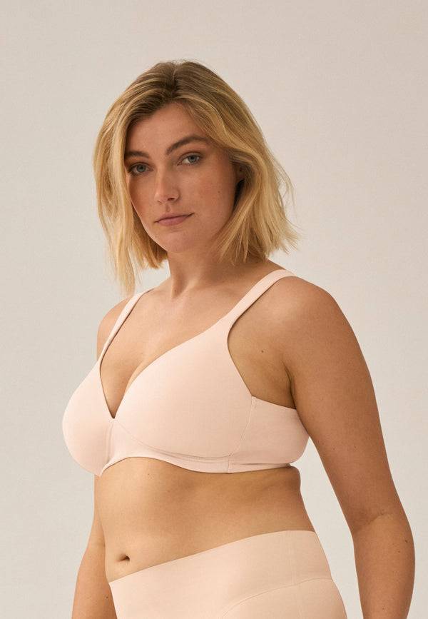 ﻿Naturana Bügelloser Soft-BH mit Schale - Light Beige Super Rabatt