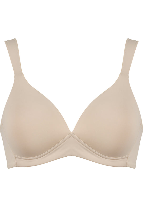 ﻿Naturana Bügelloser Soft-BH mit Schale - Light Beige Super Rabatt