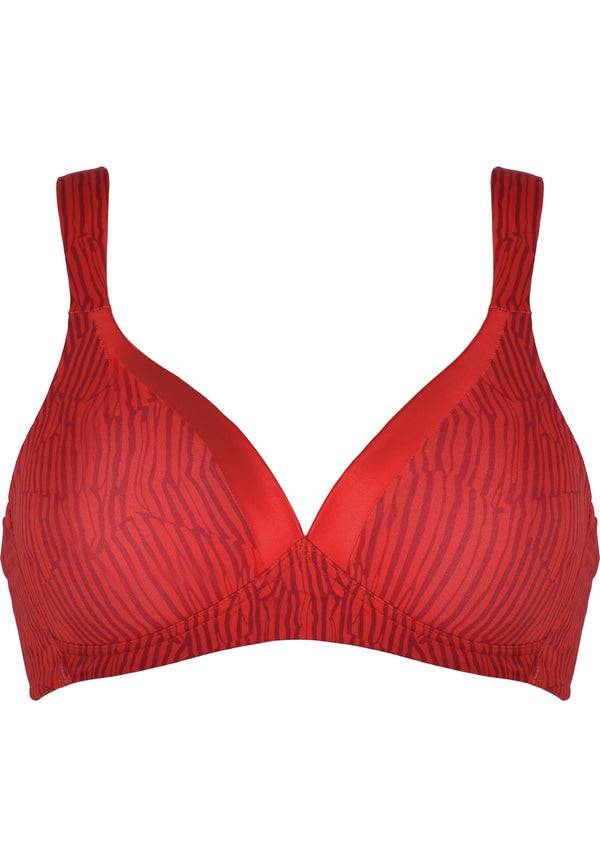 Naturana Bügelloser BH mit Schale und Glanzband - Negroni Print Riesige Rabatte