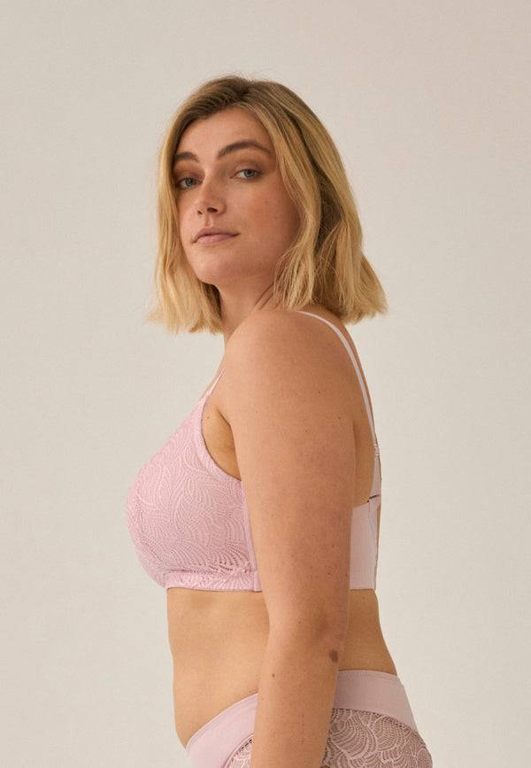 Naturana Soft-BH mit Schale und Spitze - Pink Rose Clearance-Verkauf
