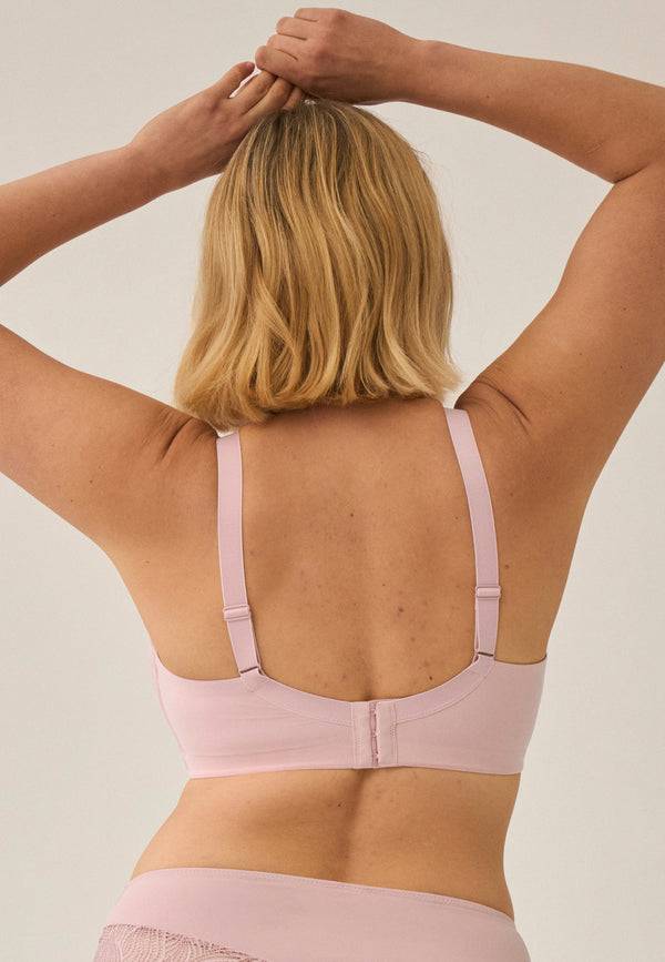 Naturana Soft-BH mit Schale und Spitze - Pink Rose Clearance-Verkauf