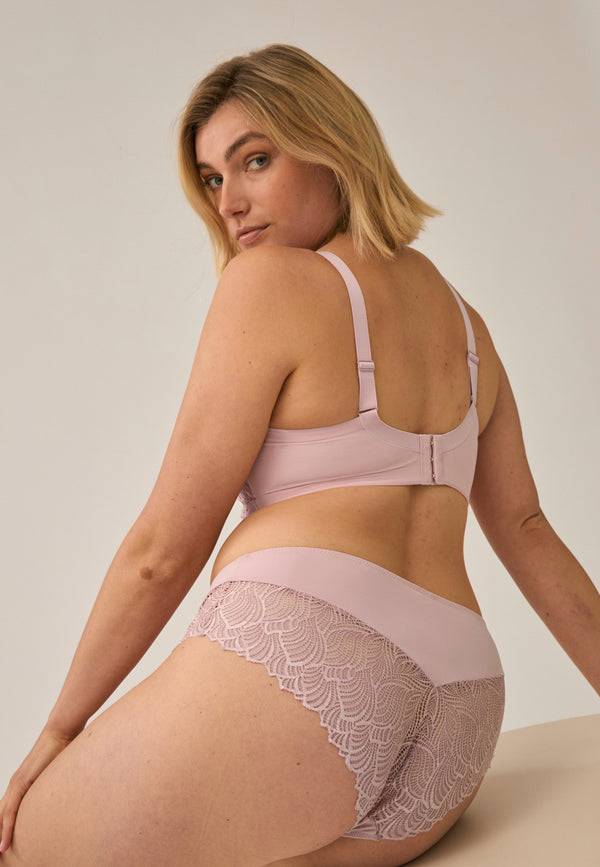 Naturana Soft-BH mit Schale und Spitze - Pink Rose Clearance-Verkauf