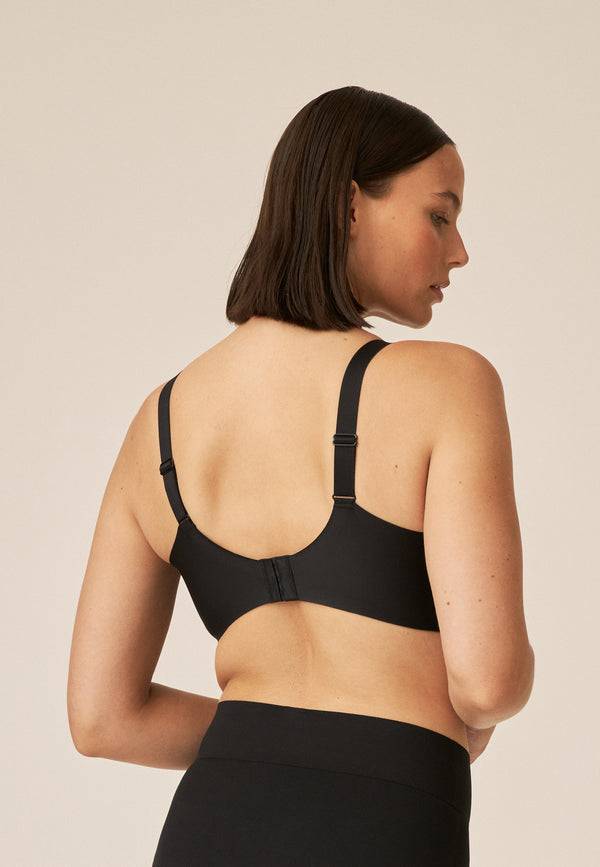 Naturana Soft-BH mit Side Smoother Effekt - Schwarz Kostenloser Versand international