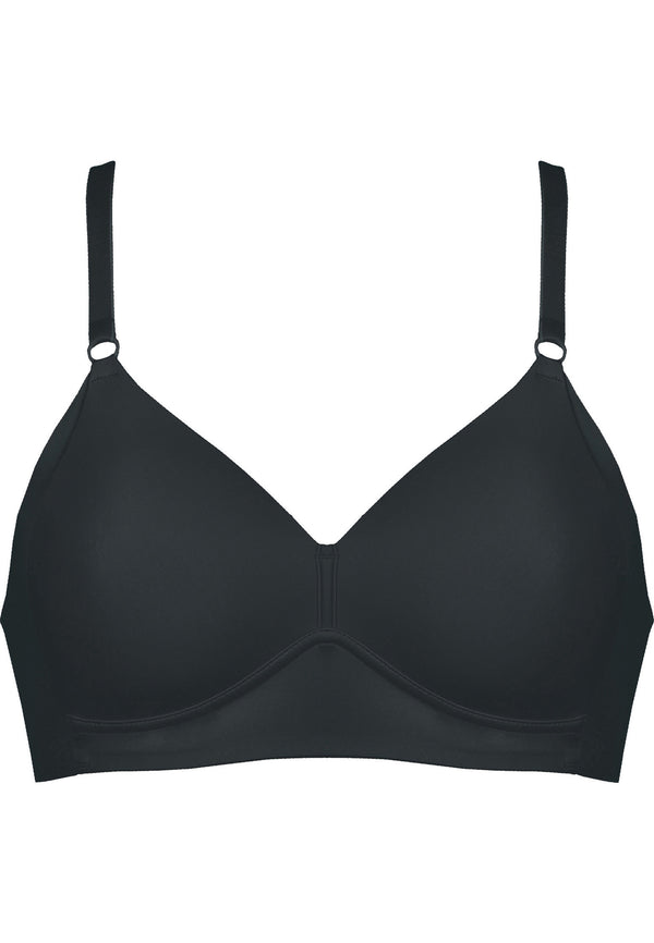 Naturana Soft-BH mit Side Smoother Effekt - Schwarz Kostenloser Versand international