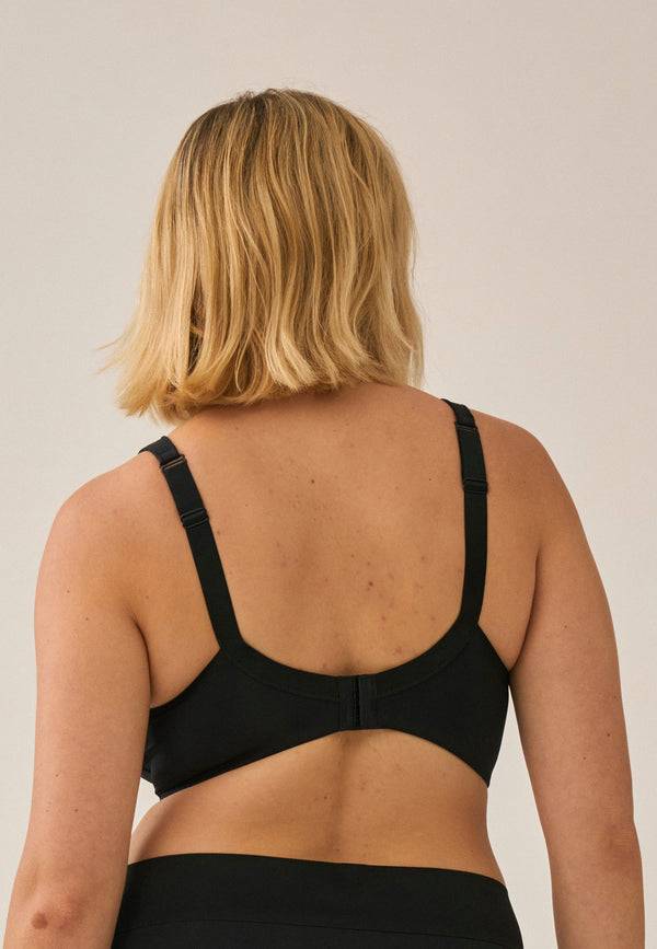 Naturana Bügelloser Soft-BH mit Schale - Schwarz Im Verkauf