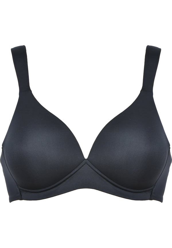 Naturana Bügelloser Soft-BH mit Schale - Schwarz Im Verkauf