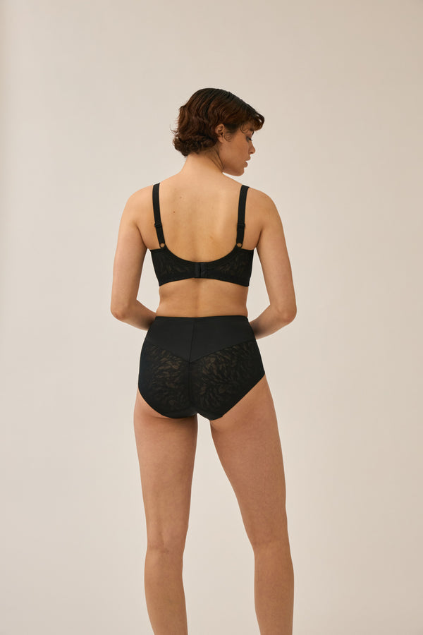 Naturana Minimizer und Side Smoother BH mit Spitze - Schwarz zollfrei