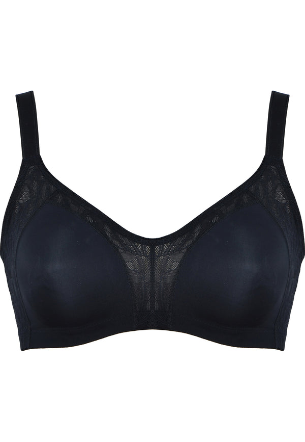 Naturana Minimizer und Side Smoother BH mit Spitze - Schwarz zollfrei