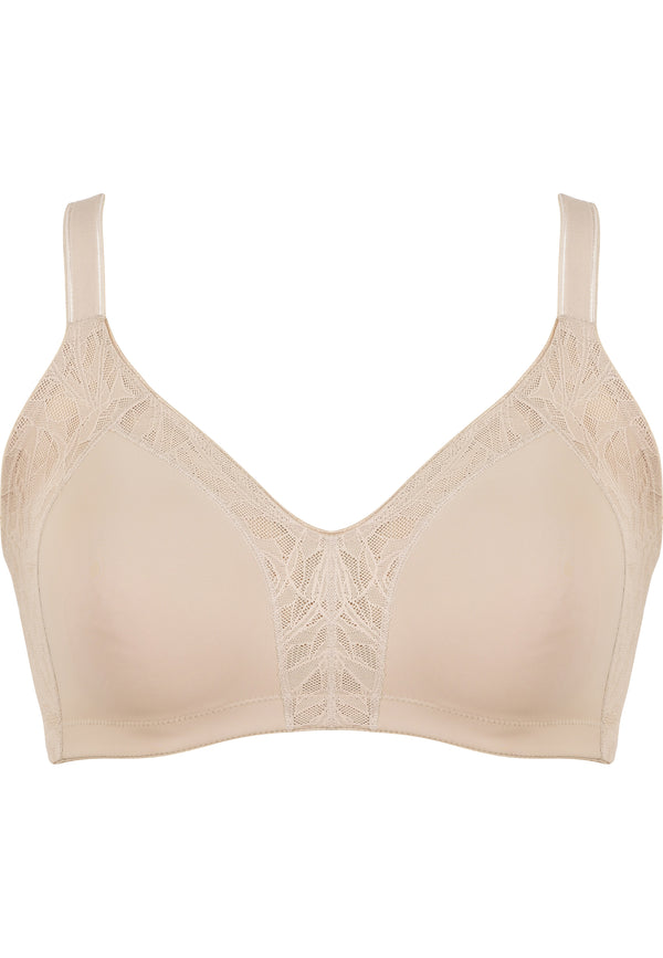 Naturana Minimizer und Side Smoother BH mit Spitze - Light Beige 50% Rabatt für begrenzte Zeit