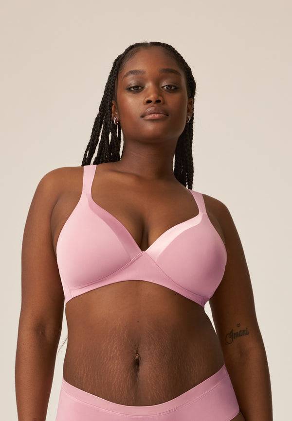 Naturana Bügelloser BH mit Schale und Glanzband - Smoked Orchid Rabatte dieses Monats