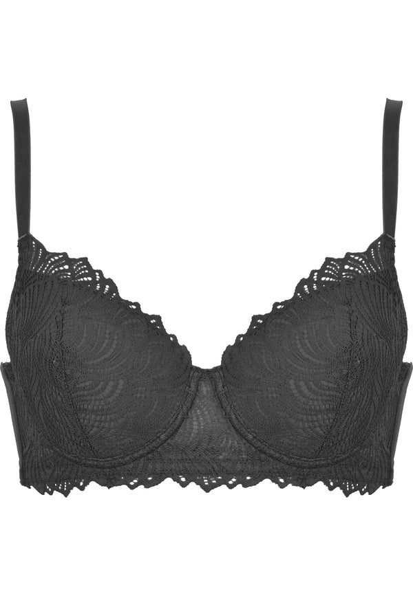 Naturana Bügel-BH mit Spitze - Schwarz Hotsell