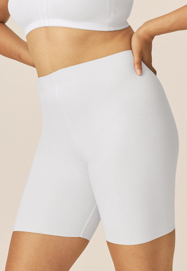 Naturana Baumwoll-Radlershort Cleancut - Weiss Großer Ausverkauf