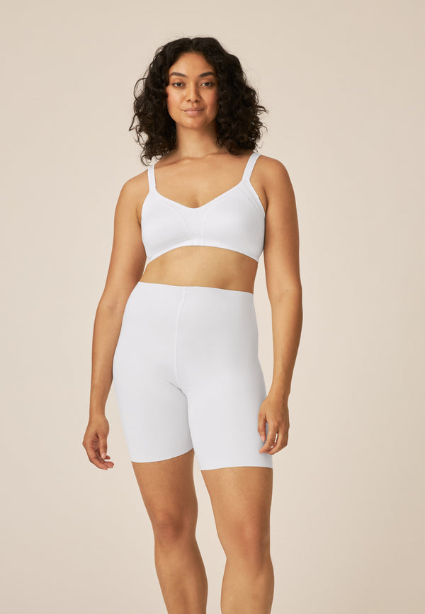 Naturana Baumwoll-Radlershort Cleancut - Weiss Großer Ausverkauf