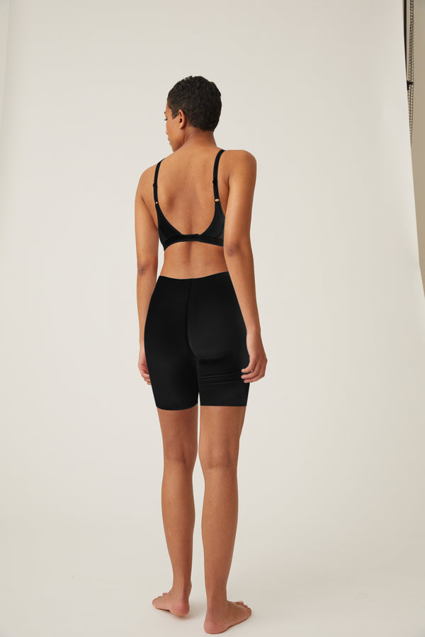 Naturana Baumwoll-Radlershort Cleancut - Schwarz Flash Sale