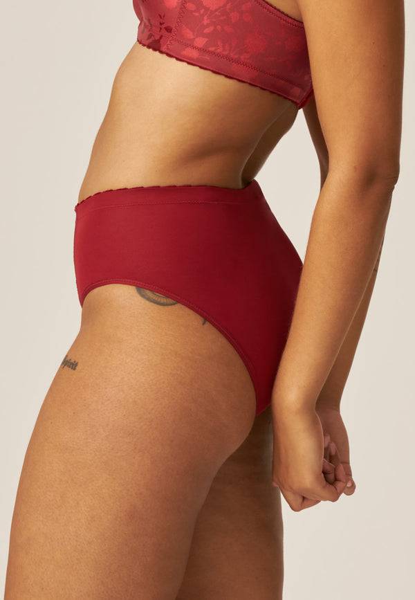 Naturana Minimizer Slip im Blumenmuster - Deep Claret Osterangebot