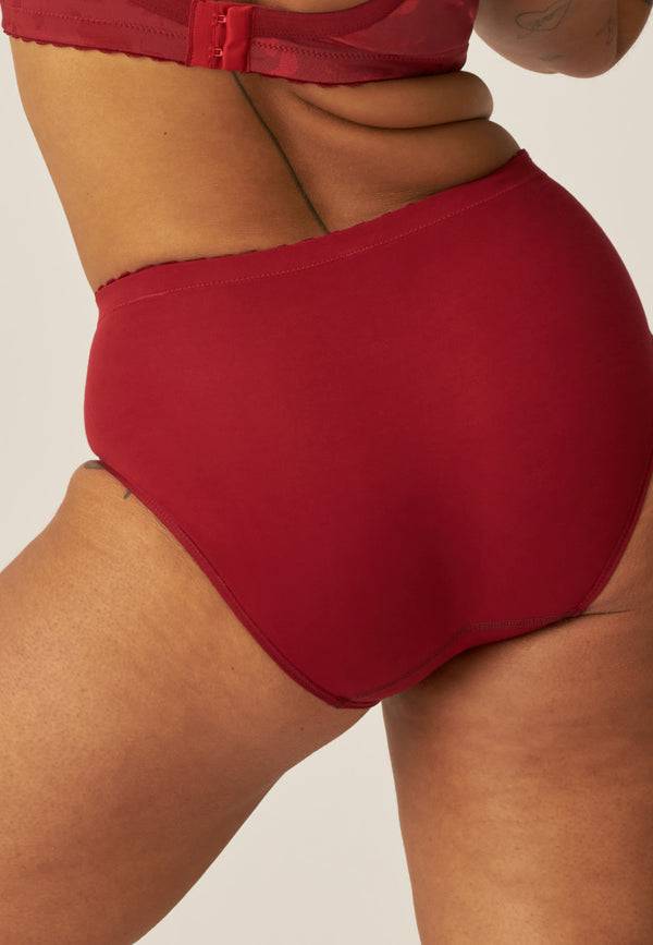 Naturana Minimizer Slip im Blumenmuster - Deep Claret Osterangebot