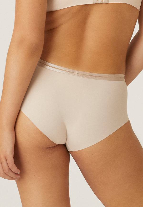 Naturana Clean Cut Panty mit Mesh-Details - Light Beige Valentinstagsangebot