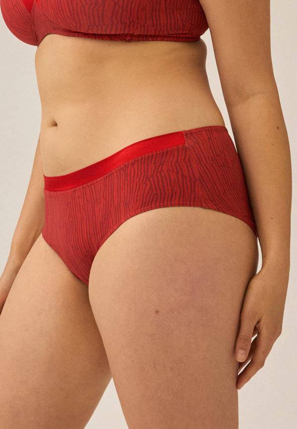 Naturana Softer Slip mit Glanzband - Negroni Print Heißer Verkauf