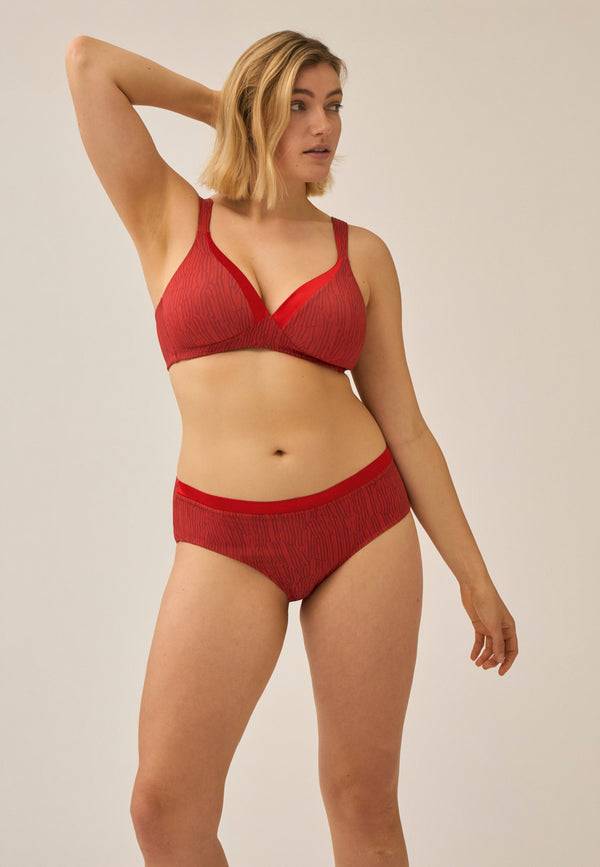 Naturana Softer Slip mit Glanzband - Negroni Print Heißer Verkauf