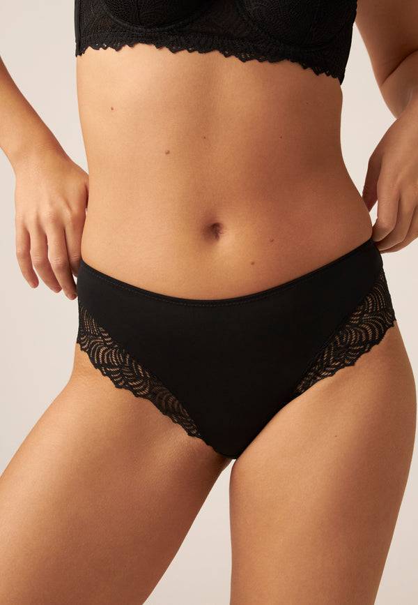 Naturana Panty mit Spitzendetails - Schwarz Top Angebot