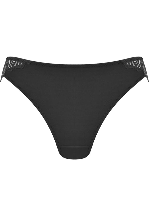 Naturana Slip mit Spitzendetails - Schwarz Neueste Mode