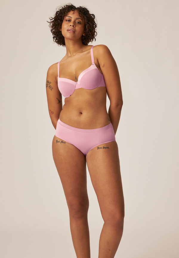 Naturana Softer Slip mit Glanzband - Smoked Orchid Zeitlich begrenztes Angebot