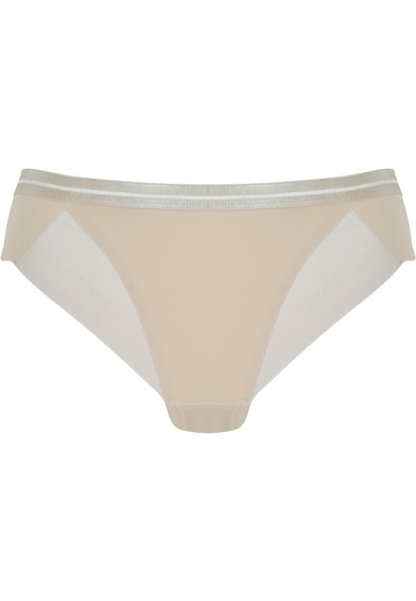 Naturana Clean Cut Slip mit Mesh-Details - Light Beige Kauf eins, bekomm eins gratis