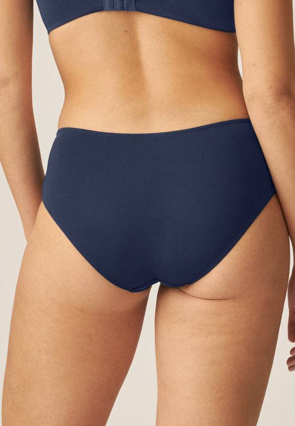 Naturana Softer Slip mit Glanzband - Navy Sonderangebote